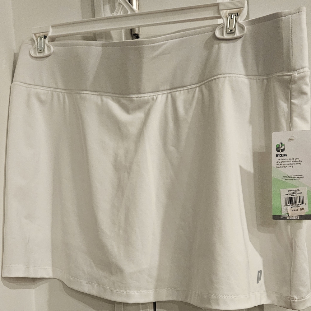 Prince White Tennis Skort
